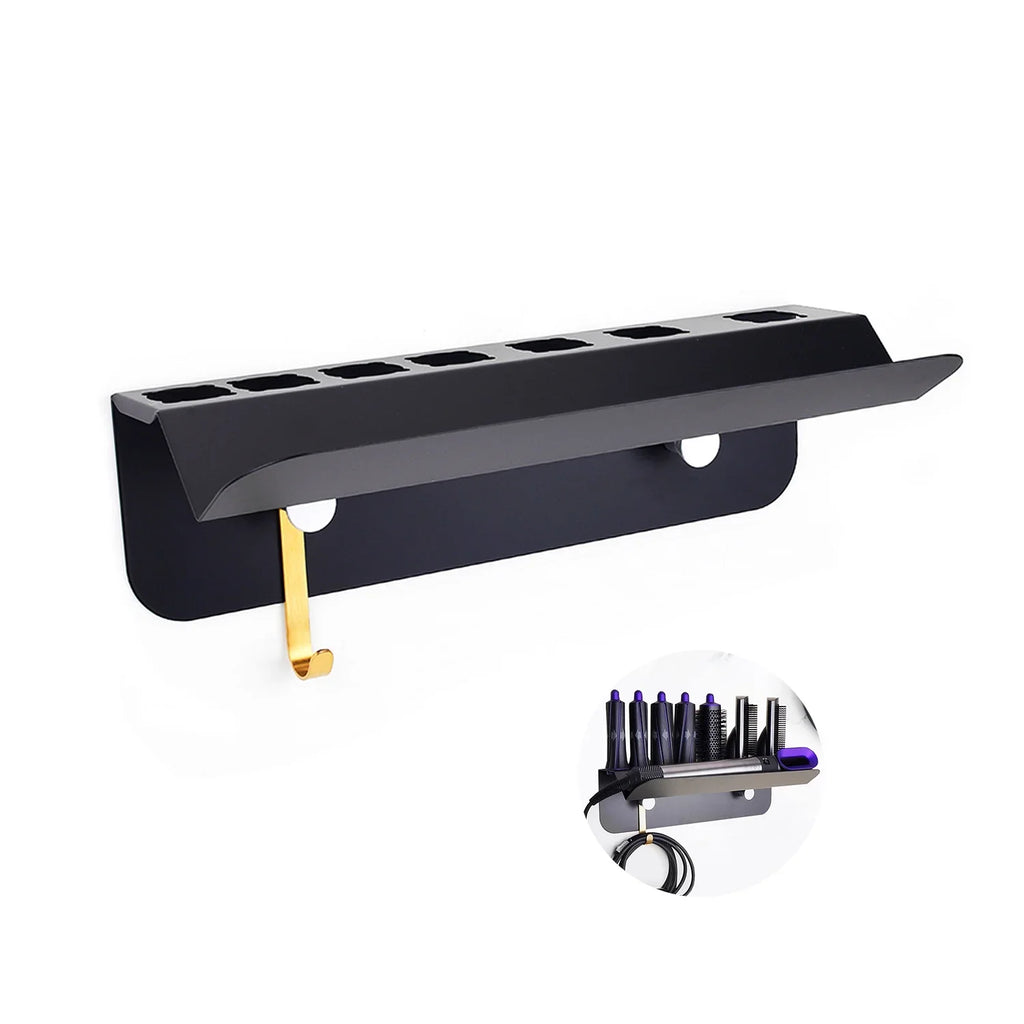 Floatant Wall-mounted Hair Dryer Holder For Dyson Airwrap Styler Hair Curling Iron & Accessory
