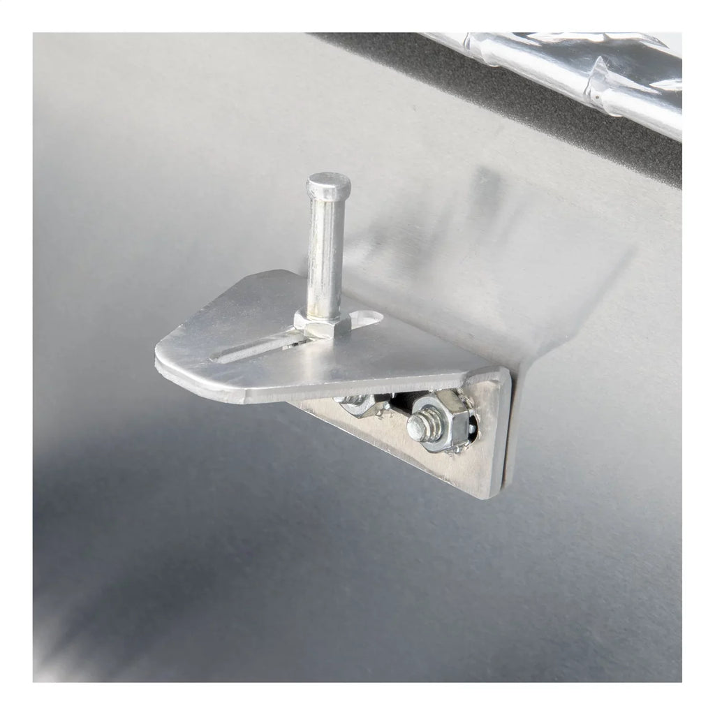 UWS TBSM-48-LP Side Mount Series Single Lid Tool Box; L 48 in. x W 11.25 in. x H 11 in.; Low Profile; Brite Aluminum; Mounting Hardware Not Included;