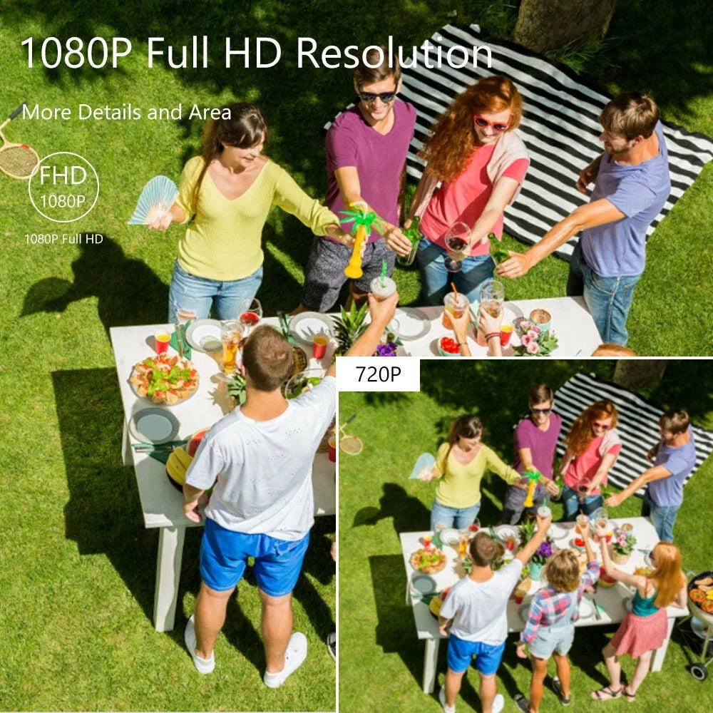 Dcenta 1080P Full High Definition IP66 Waterproof with IR For Analog DVR NTSC System
