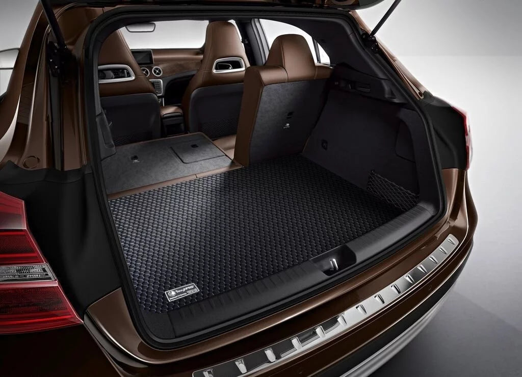 ToughPRO - Trunk Mat Compatible with NISSAN Altima - All Weather Heavy Duty (Made in USA) - Black Rubber - 2016