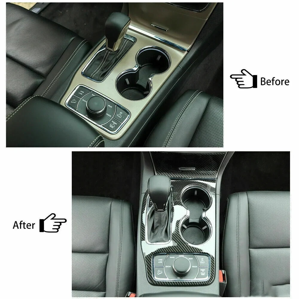 Teledu Gear Shift & Cup Holder Center Console Protection Trim