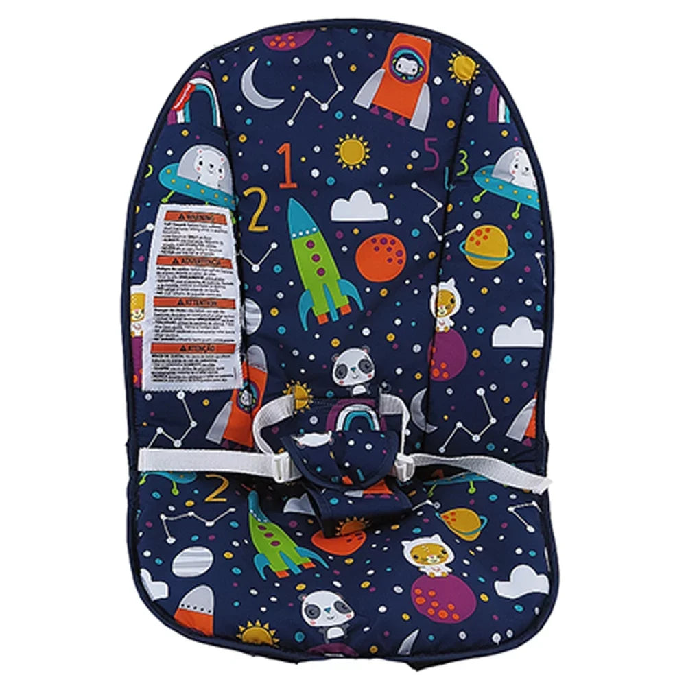 Replacement Part for Fisher-Price Baby Bouncer - GPN10 ~ Replacement Seat Enclosure ~ Fun Space Ship Print