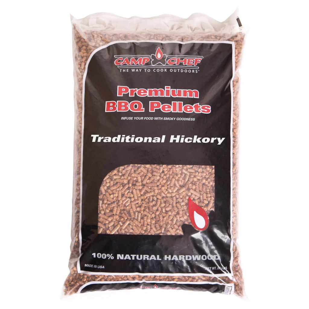 Camp Chef Smoker Grill Premium Hickory BBQ Timber Pellets, 20 lbs (2 Pack)