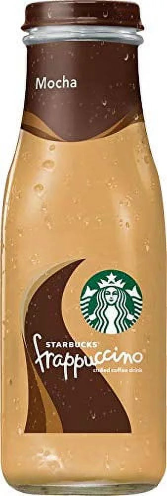 Starbucks Frappuccino Coffee Drink 9.5 oz Glass Bottles (15-Pack) (Mocha)