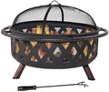Caleb Moveable Metal Timber Grill Burning Pit And Efficient Fire Pit