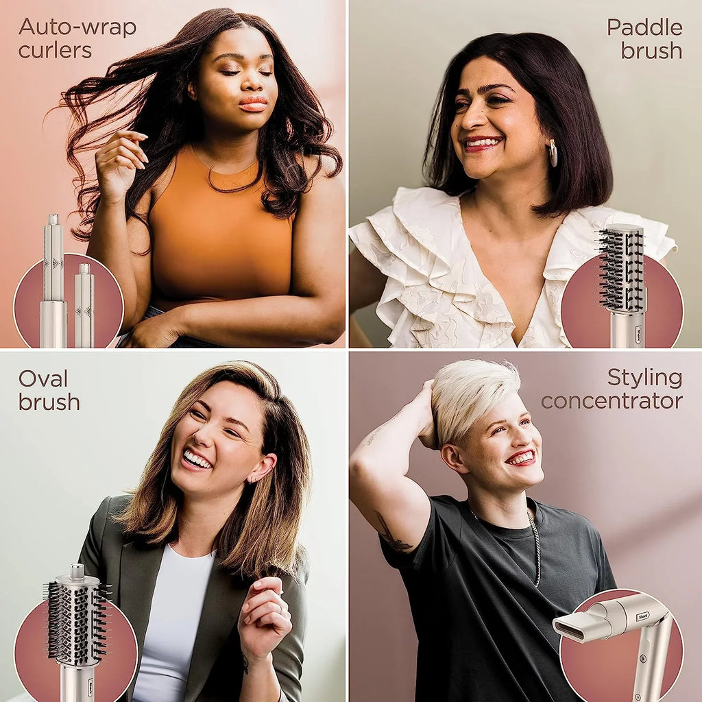 Shark FlexStyle Air Styling & Drying System, Powerful Hair Blow Dryer and Multi-Styler,Straight & Wavy, HD430