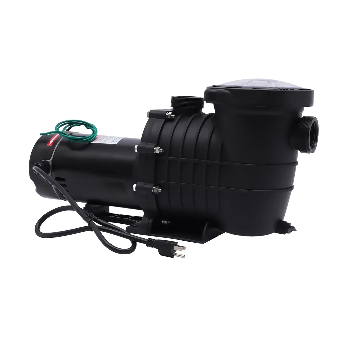 Miumaeov 2HP 6815GPH In-Ground Pool Pump, Dual Voltage Inground/ Above Ground Swimming Pool Pump with Strainer Basket and Connectors