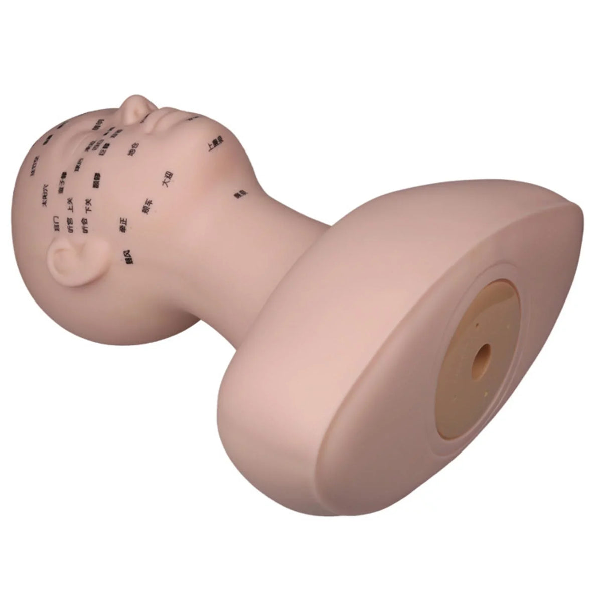 Professional Practice Training Mannequin Head Model Reusable Multifunction with Shoulder Soft for Massage Permanent Makeup Artists Beginners Black