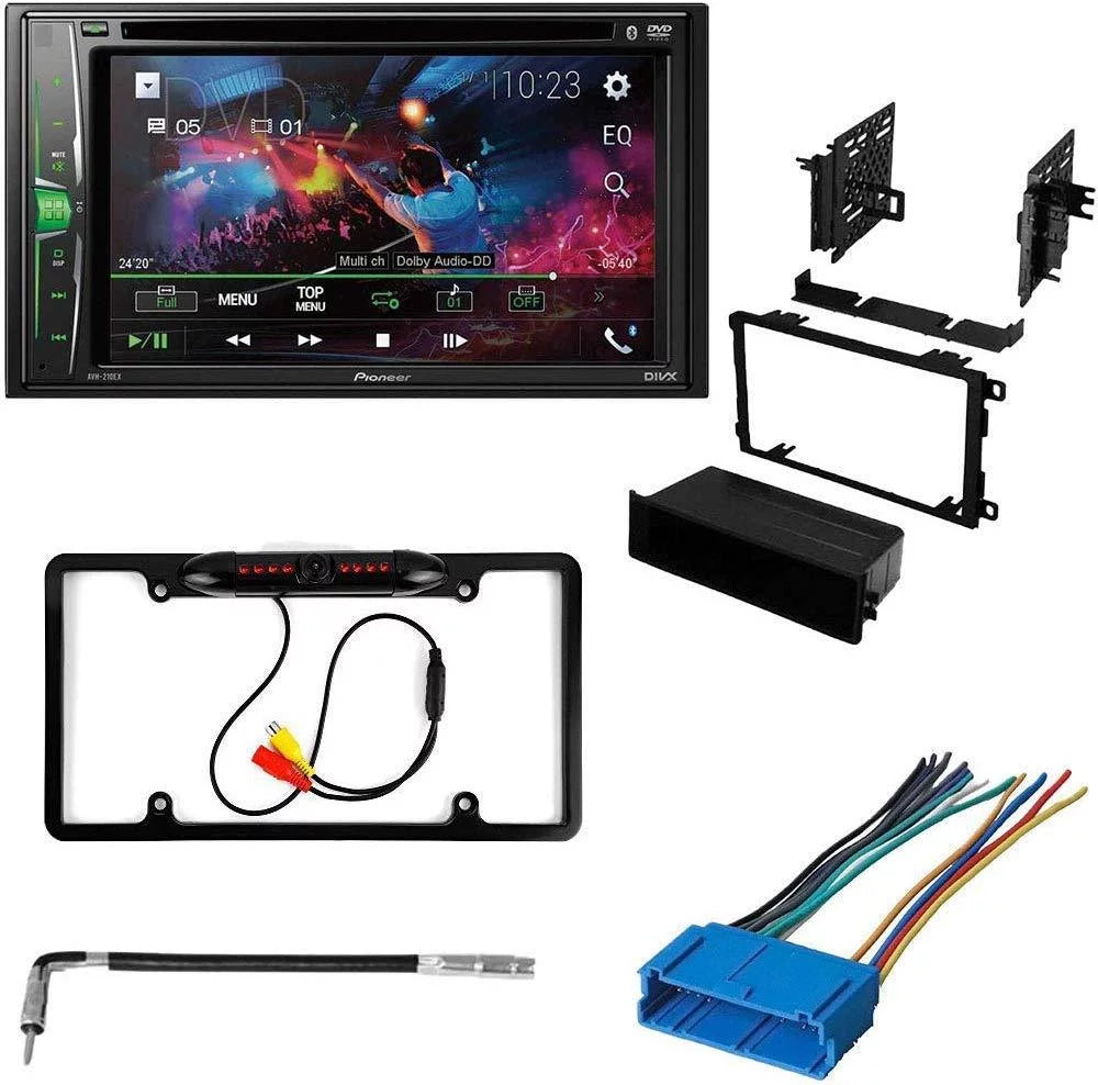 KIT4823 Bundle for 1994-1996 Oldsmobile Ninety-Eight W/ Pioneer AVH-241EX Double DIN Car Stereo with Bluetooth/Backup Camera/Install Kit/in-Dash DVD/CD AM/FM 6.2" Touchscreen Digital Media Receiver