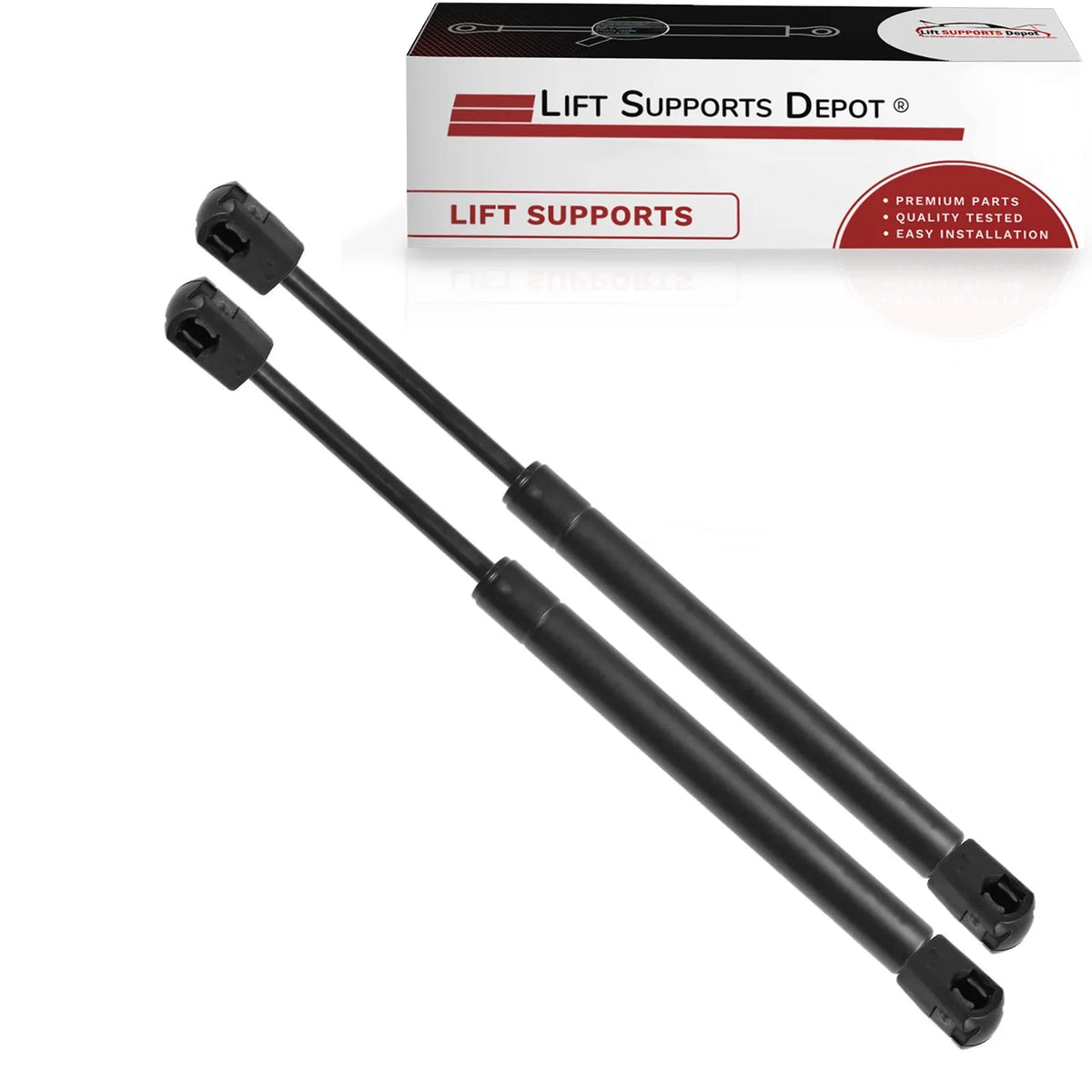 Qty 2 Pm2026 Trunk Lift Supports W/O Spoiler. Gas Shock - 2002 2003 2004 2005 2006 2007 2008 2009 2010 2011 2012 2013 2014 2015 2016 2017 2018 2019 2020 2001 Lift Supports Depot PM2026-a