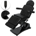 VEVOR 4 Motors Electric Facial Chair Full Electrical Massage Table Dental Bed Aesthetic Adjustable Reclining Chair for Podiatry Tattoo Spa Salon All Purpose Bed Chair (Black)