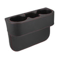 Car Seat Gap Filler Multi-function Cup Holder Car Seat Organizer Console Side Pocket Storage Box Black Red