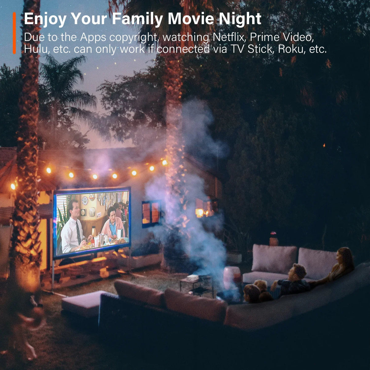Auking 5G WIFI Bluetooth Mini Projector, 9800Lumens 1080P Full HD and 220" Display Supported movie Projector, Home Theater Projector Compatible with iOS/Android, (Tripod Included)