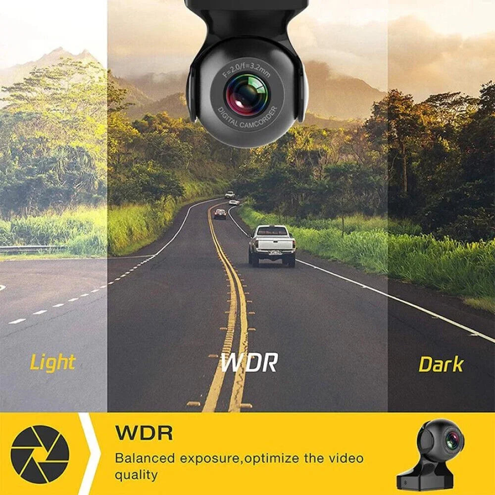 Dash Cam 170&deg; WiFi Cam Recorder - 1080P HD Car Camera