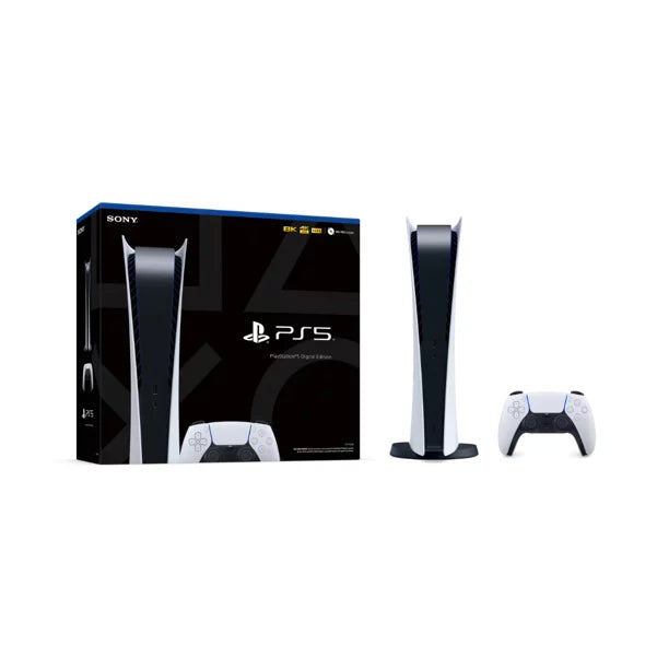 2023 Newest PlayStation_PS5 Gaming Console Digital-Version W/ Silicone Controller Shield Skin