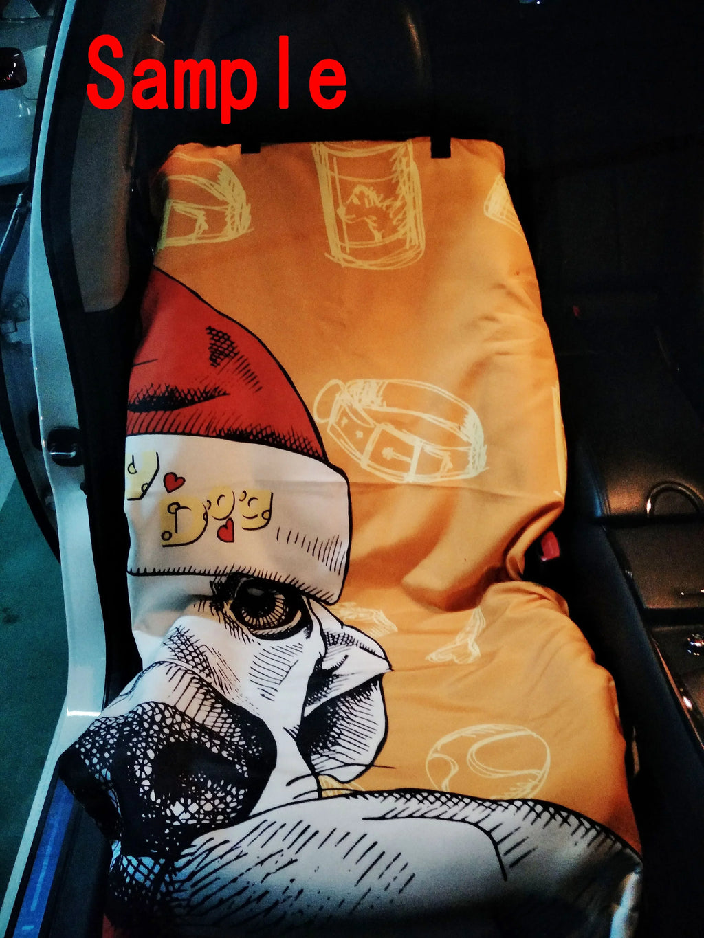 GCKG Family Rules Educational Pet Car Seat Enclosure Dog Car Seat Mat Hammock Cargo Mat Trunk Mat For Cars Trucks and SUV 54x60 inches