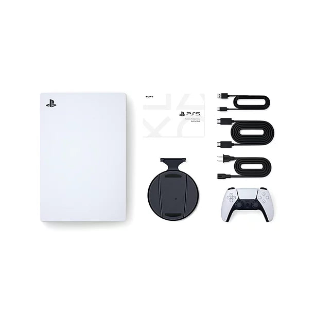 2023 Newest PlayStation_PS5 Gaming Console Digital-Version W/ Silicone Controller Shield Skin