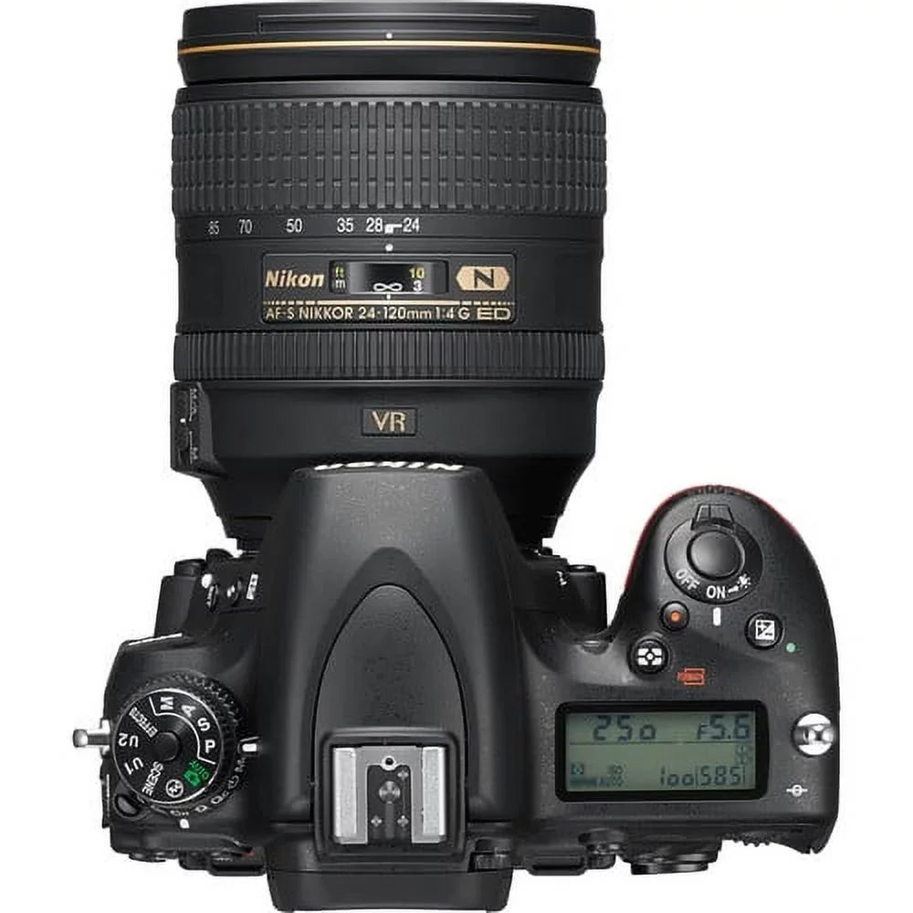 Nikon D750 24.3MP DSLR Camera with 24-120mm Lens (Black) Top Value Bundle Includes: Extra Battery and Charger, Dual Sandisk Extreme Pro 32GB (64GB) SD, Flash, Backpack, Filter Kit, Tripod, Telephoto a