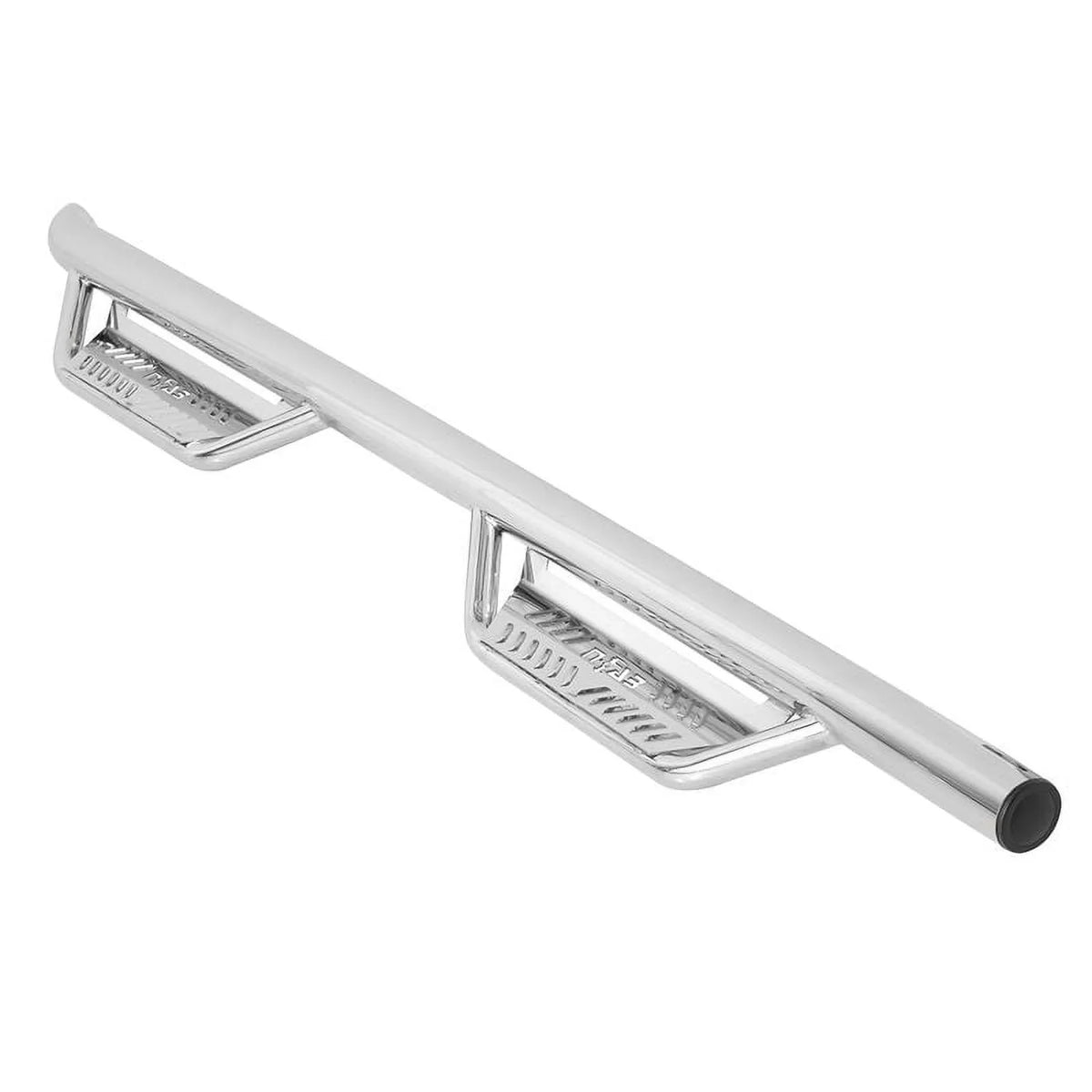 N-Fab by RealTruck Podium Stainless Steel Steps | Polished Stainless Steel, Cab Length | Hpt0777Qc-Ss | Compatible with 2007-2021 Toyota Tundra Double Cab All Beds, SRW Gas