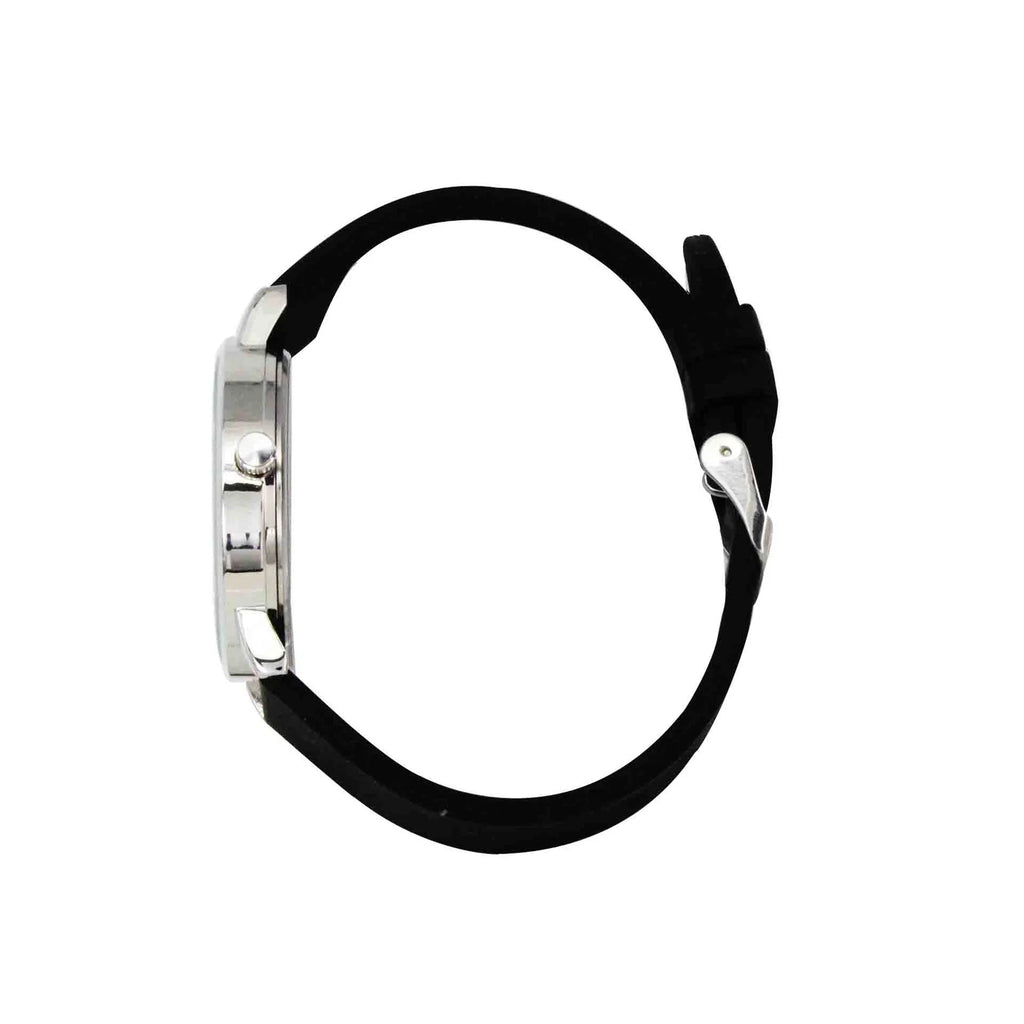 Watch for Nurse, Medical Professionals and Students – With Second Hand, Easy Read Dial - Hour & Second Arabic Time Indicator, and Silicone Band with Various Colour choice, Nurse Watch- Black