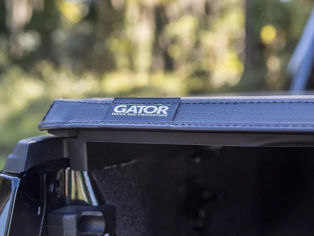 Gator Shield Hybrid Hard Folding Vinyl Tonneau Truck Bed Shield 2014-2018 Chevy Silverado GMC Sierra 8 ft Bed