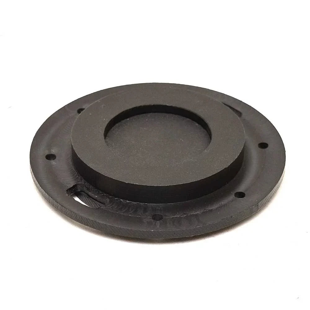 Lowe Boat Deck Plate 2128329 | Ski Pylon 2 1/2 Inch Black Starboard