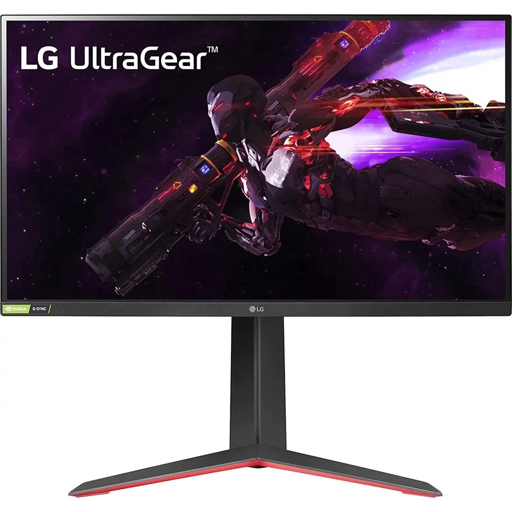 Open Box LG 27GP850-B Ultragear Gaming Monitor 27" QHD (2560 x 1440) Nano IPS Display, 1ms Response Tim, 165Hz, NVIDIA G-Sync Compatible, AMD FreeSync Premium, Tilt/Height/Pivot Adjustable Stand