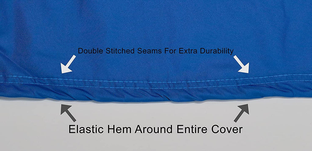 Weatherproof Jet Ski Enclosure for Yamaha Wave Runner FZR 2009-2016 - Blue/Black Color - All Weather - Trailerable - Protects from Rain, Sun, UV Rays, and More! Includes Trailer Straps and Storage Bag