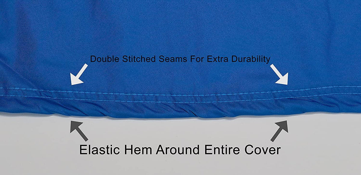 Weatherproof Jet Ski Enclosure for Yamaha Wave Runner FZR 2009-2016 - Blue/Black Color - All Weather - Trailerable - Protects from Rain, Sun, UV Rays, and More! Includes Trailer Straps and Storage Bag
