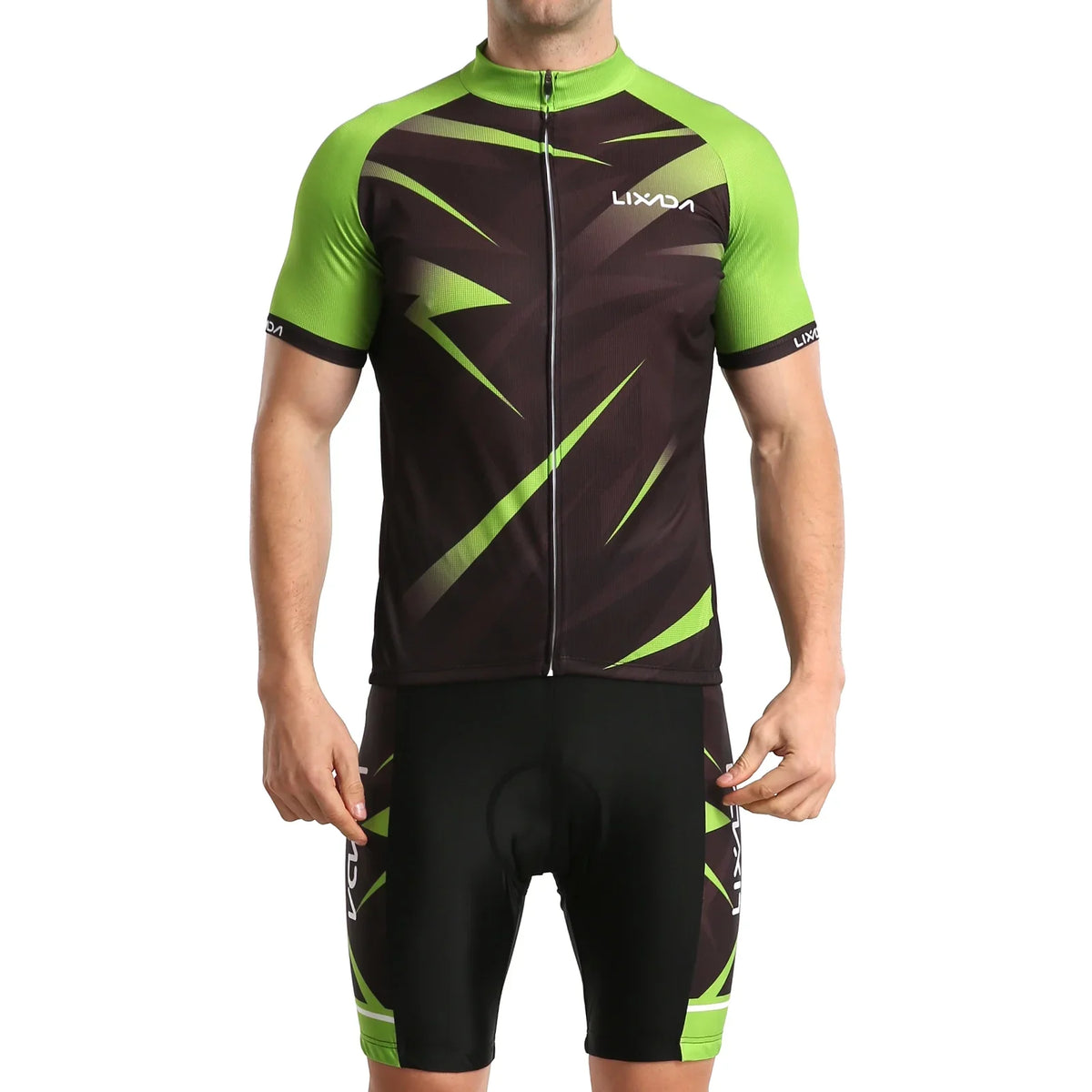Lixada Cycling Jersey,Breathable Sleeve Bike Shirt And Padded And Padded Mtb Bike Shirt And Men Breathable Sleeve Padded Mtb Suit Eryue Set Men Mewmewcat
