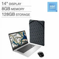 HP 14" Chromebook Laptop Bundle - Intel Celeron - 1080p - Bonus Sleeve & Wireless Mouse Notebook PC
