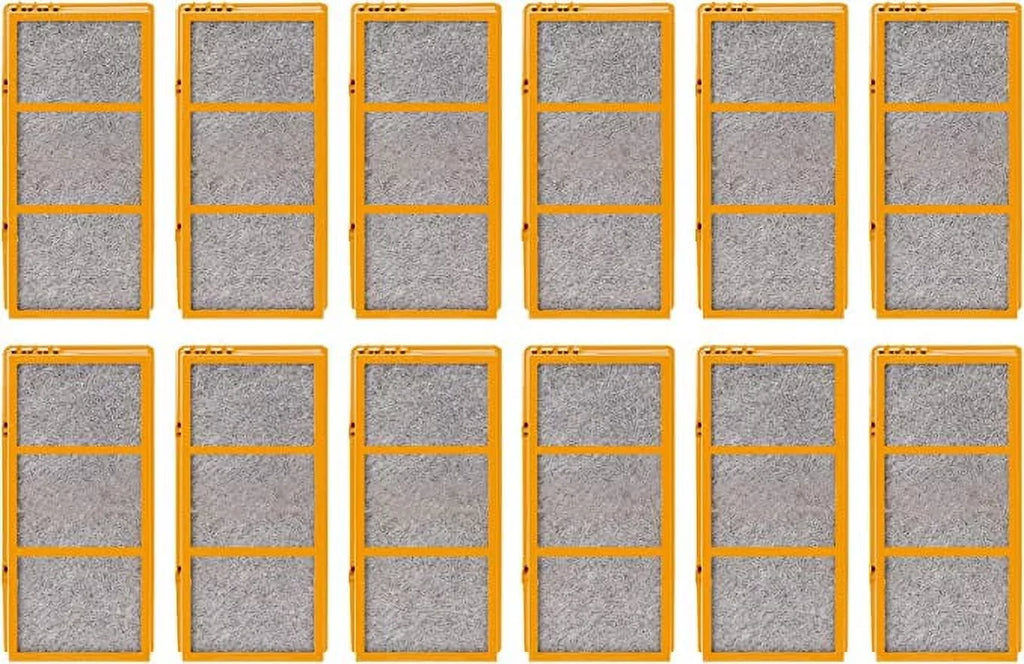 3-in-1 True HEPA Activated Carbon Air Filter Replacement Compatible with Holmes AER1 Smoke Grabber AER1 HAPF30AS-U4R Air Purifier - 1.2” x 10” x 4.6”, 12 Pack