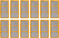 3-in-1 True HEPA Activated Carbon Air Filter Replacement Compatible with Holmes AER1 Smoke Grabber AER1 HAPF30AS-U4R Air Purifier - 1.2” x 10” x 4.6”, 12 Pack