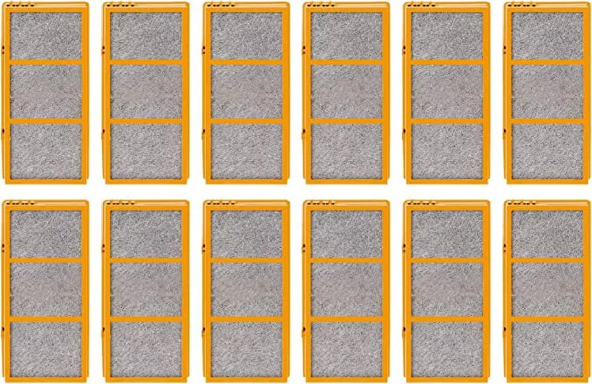 3-in-1 True HEPA Activated Carbon Air Filter Replacement Compatible with Holmes AER1 Smoke Grabber AER1 HAPF30AS-U4R Air Purifier - 1.2” x 10” x 4.6”, 12 Pack
