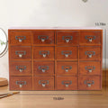 Plank Apothecary Medicine Cabinet 16 Drawers Label Holder Organizer Card Catalog 16 Drawers Plank Apothecary Medicine Cabinet Label Holder Organizer Card Catalog