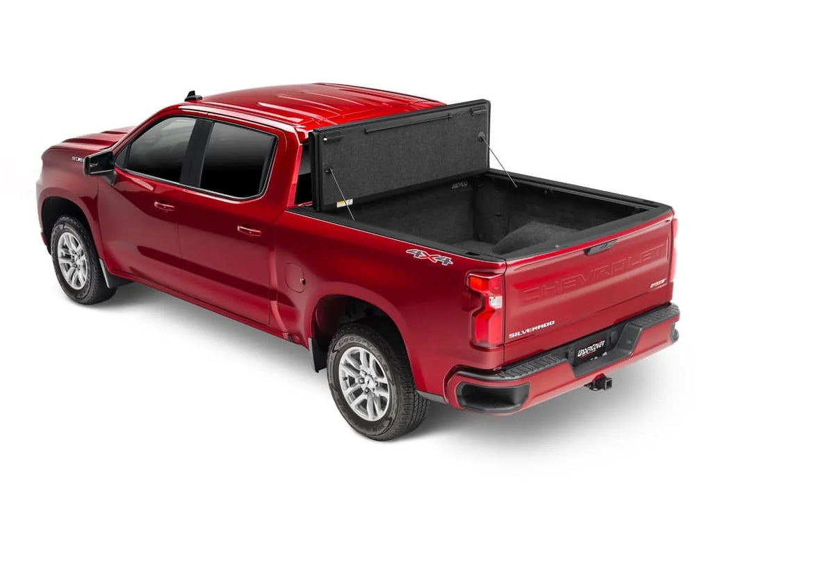 Enclosure Ultra Flex Hard Folding Truck Bed Tonneau Protection | UX42014 | Fits 2016 - 2023 Toyota Tacoma (fits w/ or w/o bedside storage boxes) 5' 1" Bed (60.5")