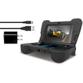 Dreamgear Power Play Kit Accessories: Compatible With Nintendo New 3Ds Xl, 3-In-1 Bundle, Soft Ease Grip Case, Charging Cable, Ac Adapter, Black