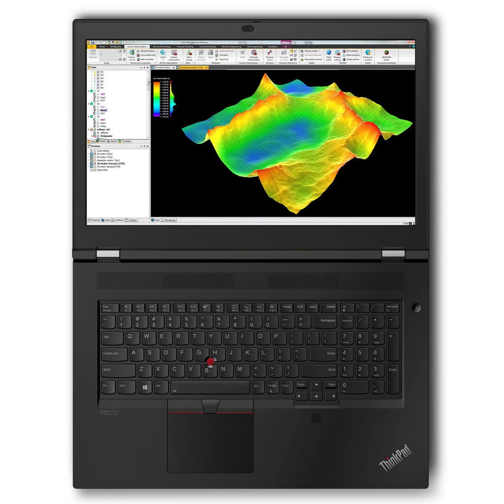 Lenovo ThinkPad P17 Laptop, 17.3" FHD IPS 300 nits, i7-10750H, Quadro, 32GB, 1TB