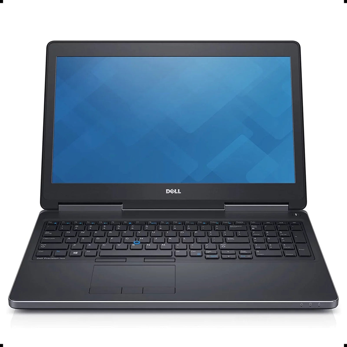 Refurbished Grade A Dell Precision 7510 15.6" Business Laptop, Intel Core i7-6920HQ 2.9GHZ, 8G DDR4, 500 SSD, MDP, HDMI, Windows 10 Pro 64 Bit-Multi-Language(EN/ES/FR)