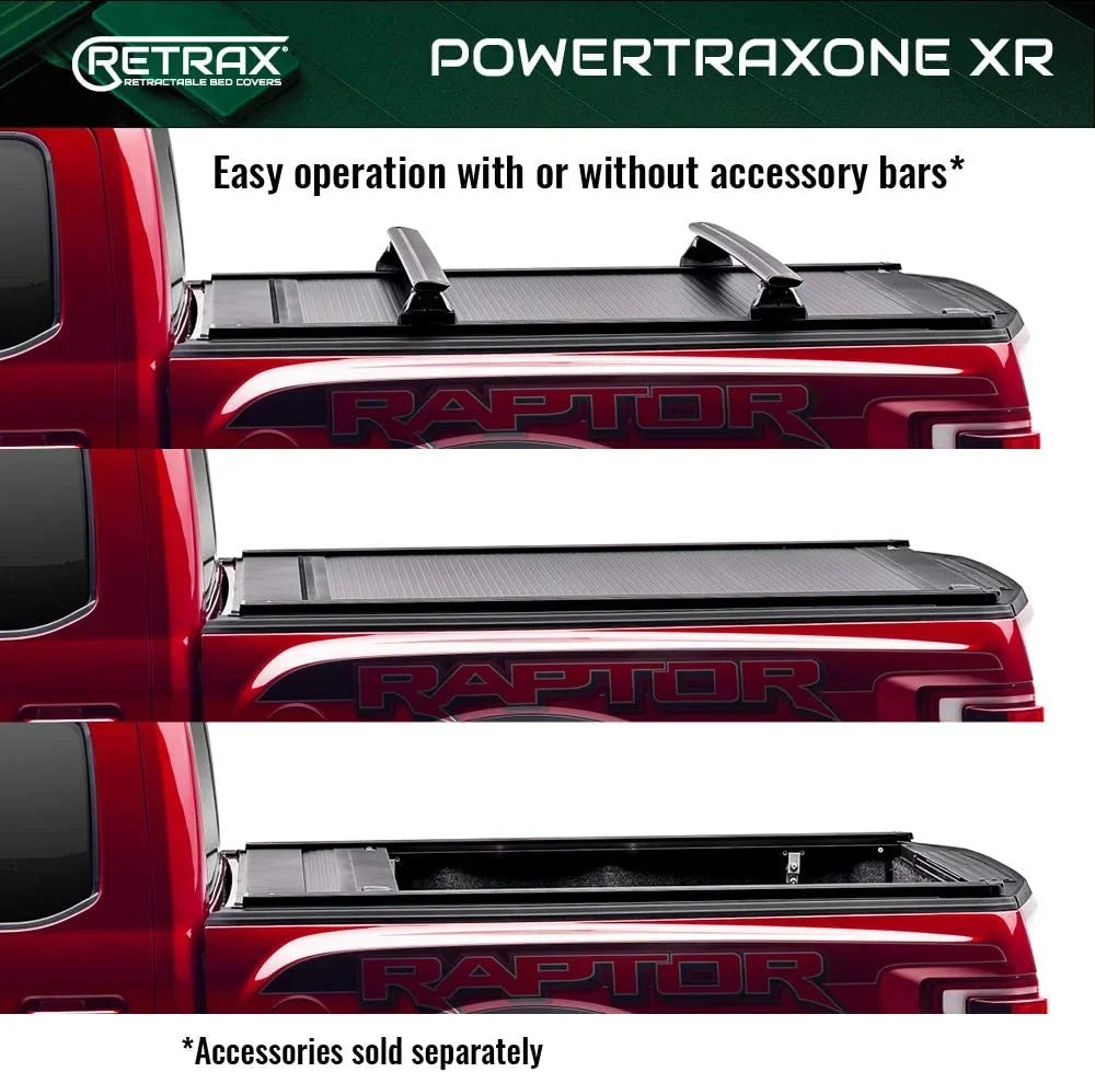 Retrax By Realtruck PowertraxONE XR Retractable Truck Bed Tonneau Shield | T-70862 | Compatible With Select 2022-2023 Toyota Tundra w/o Deck Rail System 6' 7" Bed (78.7")