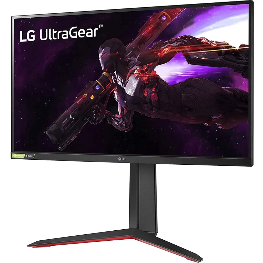 Open Box LG 27GP850-B Ultragear Gaming Monitor 27" QHD (2560 x 1440) Nano IPS Display, 1ms Response Tim, 165Hz, NVIDIA G-Sync Compatible, AMD FreeSync Premium, Tilt/Height/Pivot Adjustable Stand