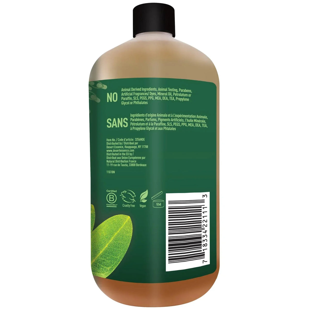 Desert Essence, Thoroughly Clean Face Wash with Tea Tree Oil, Hydrating & Non-Drying, 32 Oz Tea Tree 32 Fl Oz (Pack of 1)
