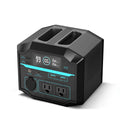 Renogy Portable Power Station 222Wh Solar Generator 2 120V/200W AC Outlets, 60W USB-C PD Output, Lightweight Lithium Backup Battery Pass-Through Charging for Outdoor Camping Home Emergency