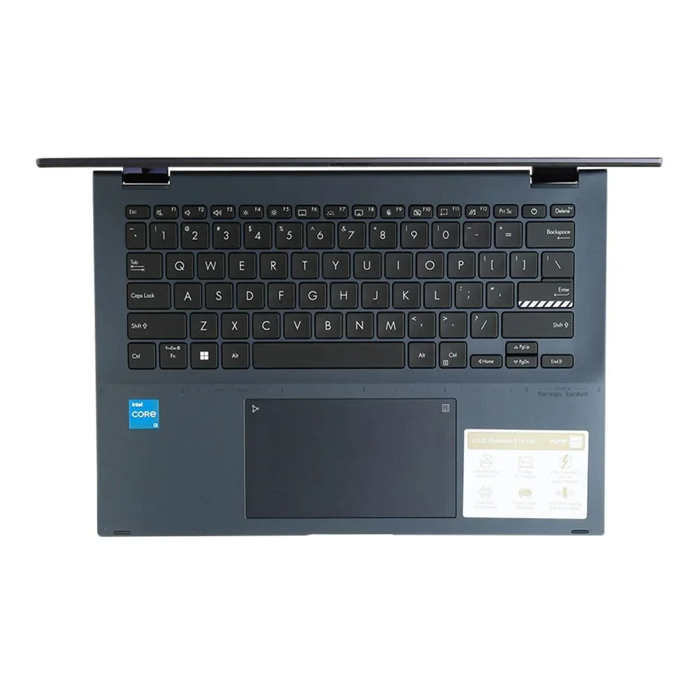 ASUS Vivobook S Flip TP3402ZA-OS34T 14" 2-in-1 Laptop Computer Quiet Blue Intel Core i3 12th Gen 1220P 1.1GHz Processor 8GB DDR4 RAM 256GB Sturdy State Drive Intel UHD Graphics WiFi BT Windows 11 Home