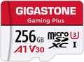 Gigastone 256GB Micro SD Card, Gaming Plus, A1 V30, for Nintendo Switch, High Speed 100MB/s, 4K Video Recording, compatible with Nintendo Switch Dash Cams GoPro Cameras