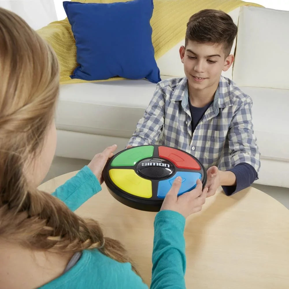 Basic Fun Simon Electronic Game with Digital Screen and Built-In Counter, 9-Inch Diameter
