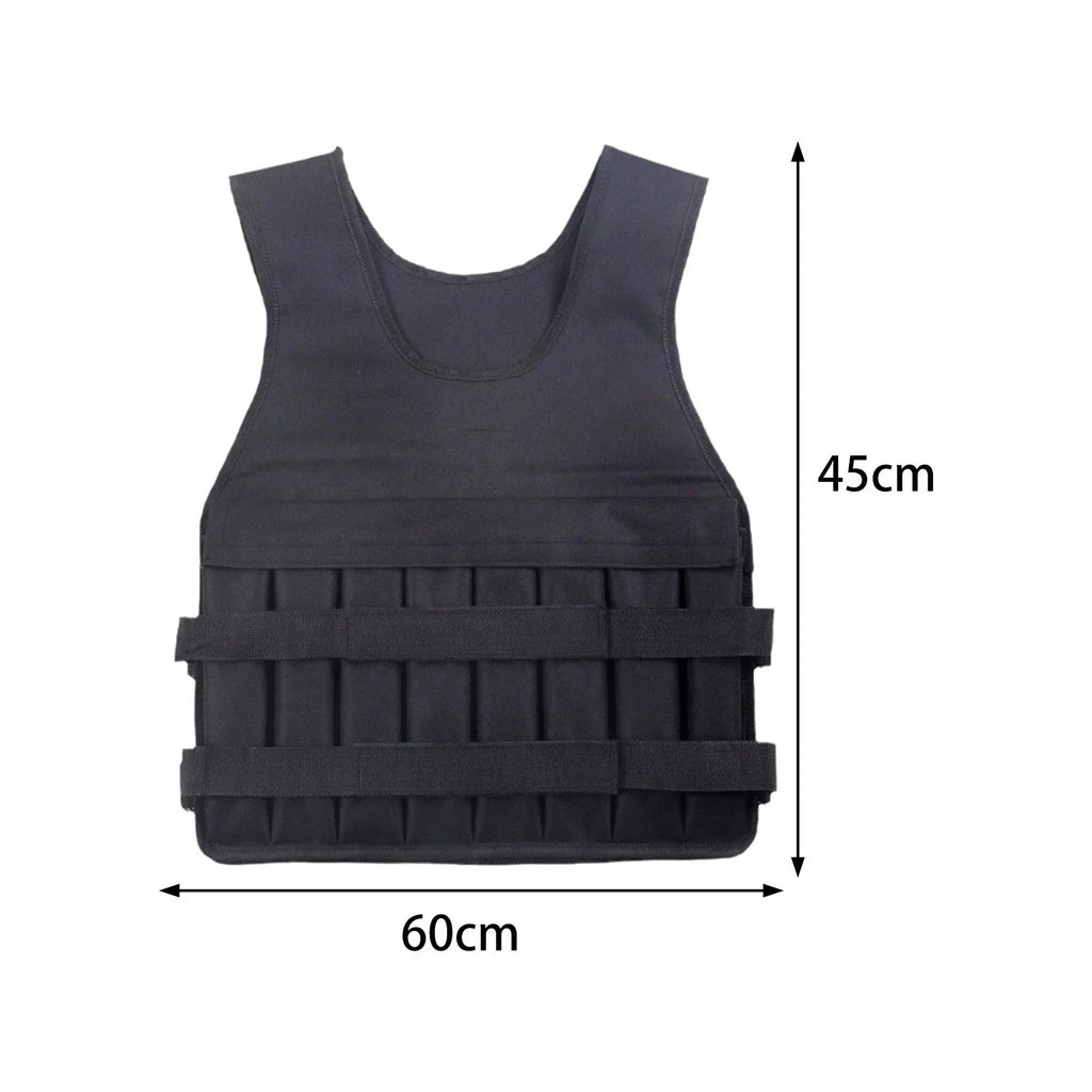 AMLESO Loading Vest Exercise Jacket for Boxing Running Gym Fitness 8 Pockets Exercise Slim Arrangement Strength Training Body Weight Vest