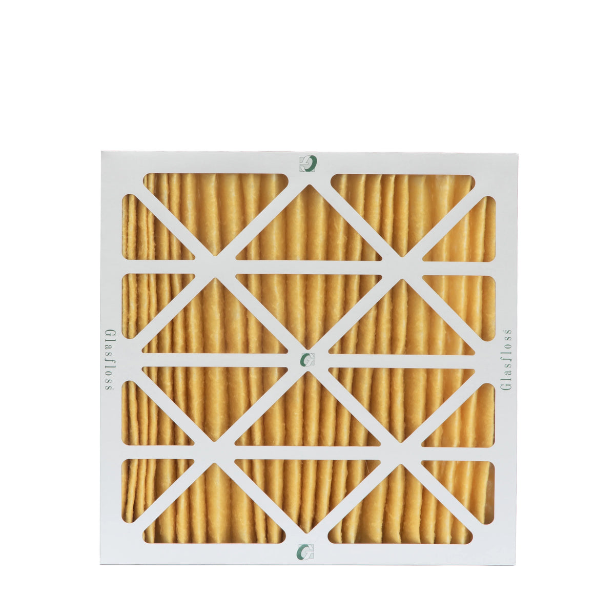 3 Pack of 24x24x2 MERV 11 Pleated 2" Inch Air Filters by Glasfloss. Actual Size: 23-3/8 x 23-3/8 x 1-3/4