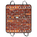 GCKG Red Brick Texture Pet Car Seat Enclosure Brick Texture Pet Car Seat Enclosure Dog Car Seat Mat Hammock Cargo Mat Trunk Mat For Cars Trucks and SUV 54x60 inches