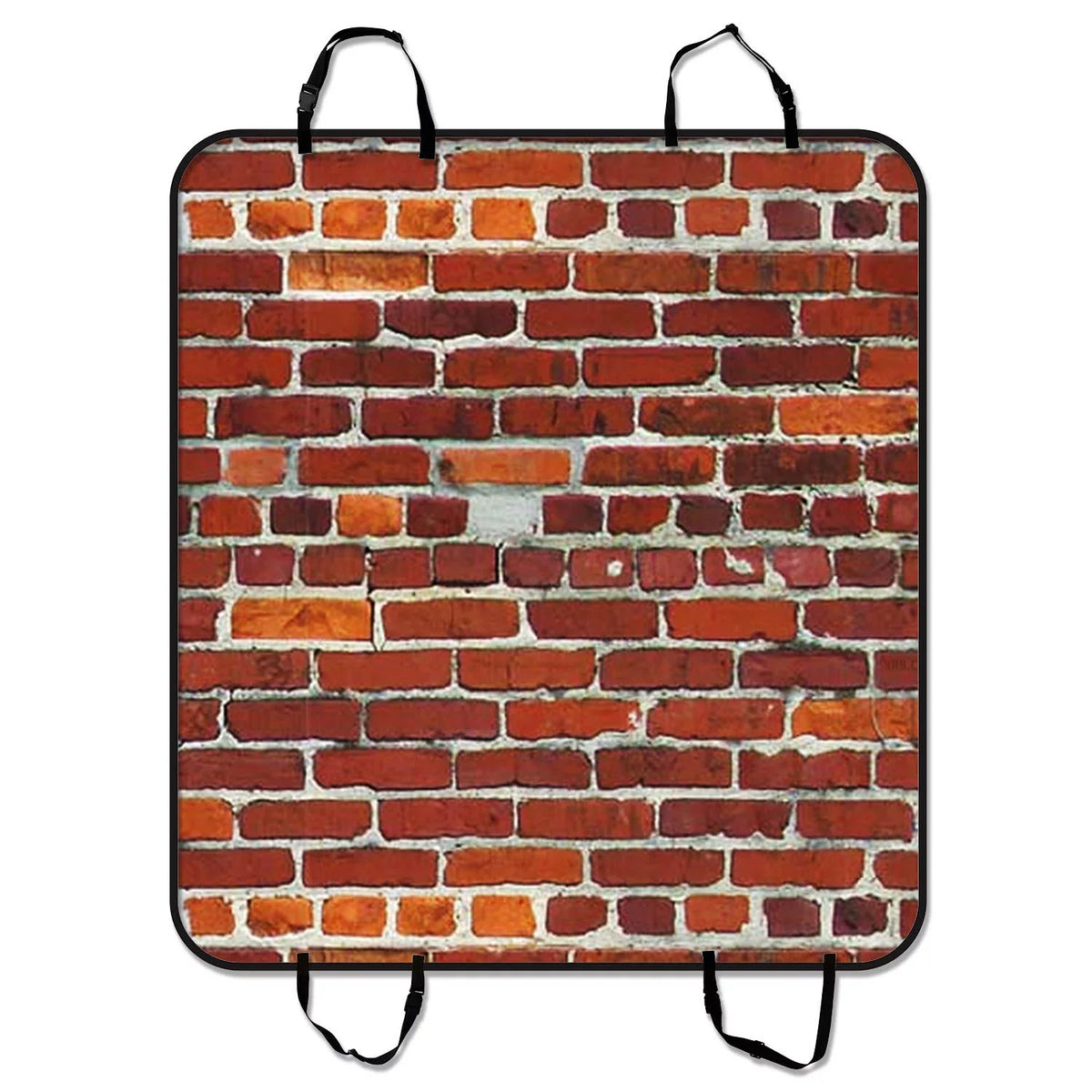 GCKG Red Brick Texture Pet Car Seat Enclosure Brick Texture Pet Car Seat Enclosure Dog Car Seat Mat Hammock Cargo Mat Trunk Mat For Cars Trucks and SUV 54x60 inches